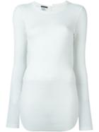 Ann Demeulemeester Long Fitted Top