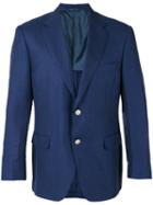 Canali - Two Button Blazer - Men - Silk/linen/flax/cupro/wool - 54, Blue, Silk/linen/flax/cupro/wool