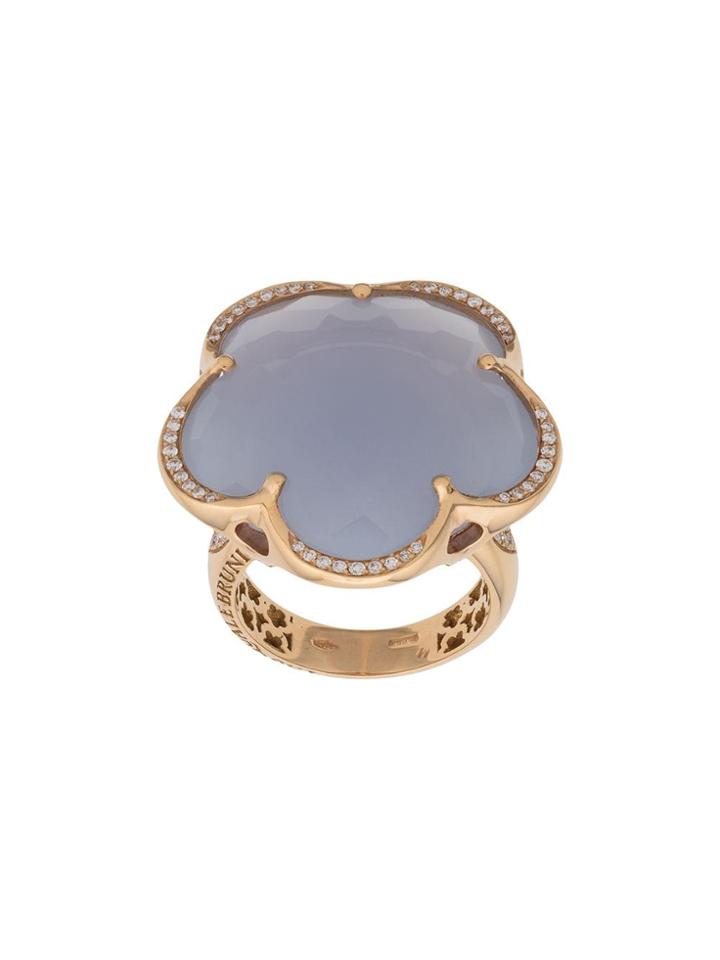Pasquale Bruni 18kt Rose Gold Bon Ton Chalcedony And Diamond Ring