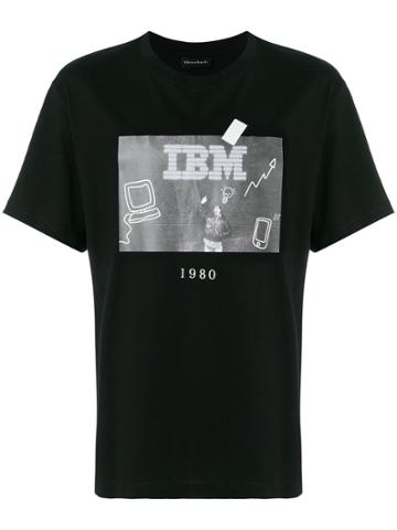 Throw Back Patch Short-sleeve T-shirt - Black