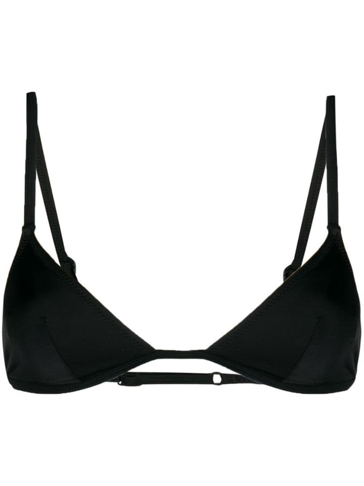 Solid & Striped Classic Triangle Bikini Top - Black
