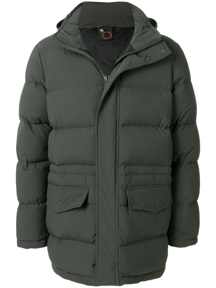 Aspesi Padded Parka Coat - Green