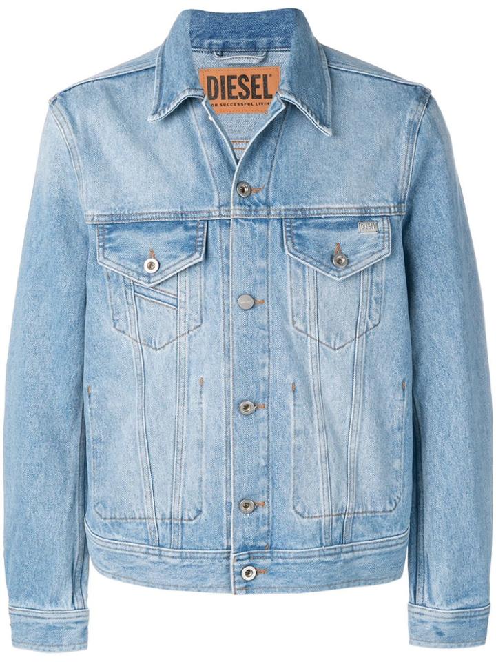 Diesel Racer Panel Lightweight Jacket - Blue