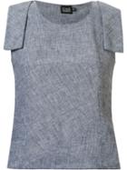 Fernanda Yamamoto Sleeveless Blouse, Women's, Size: 37, Grey, Cotton/linen/flax