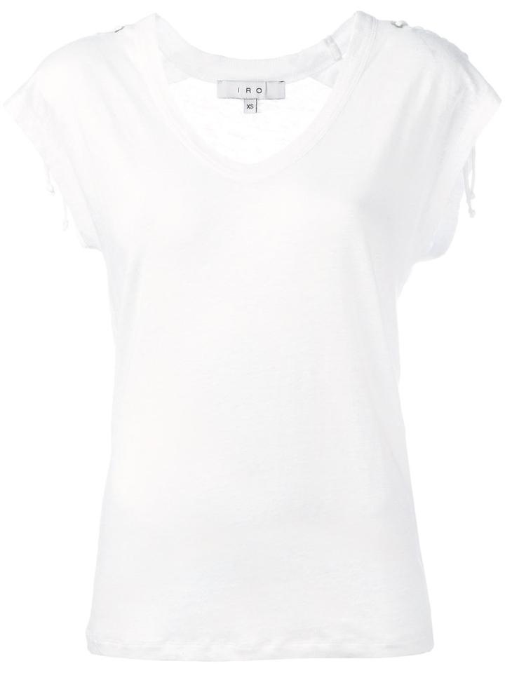 Iro Classic T-shirt, Women's, Size: Medium, White, Linen/flax