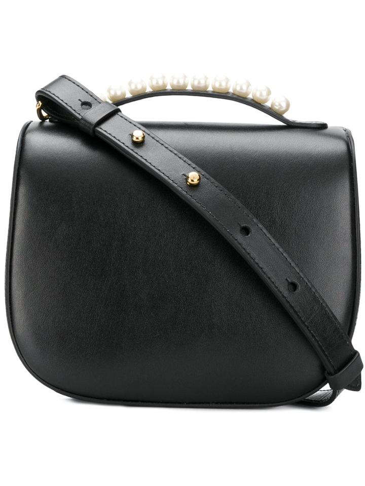 Simone Rocha Pearl Embellished Crossbody Bag - Black