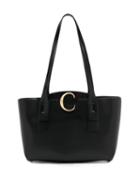Chloé C Logo Tote Bag - Black