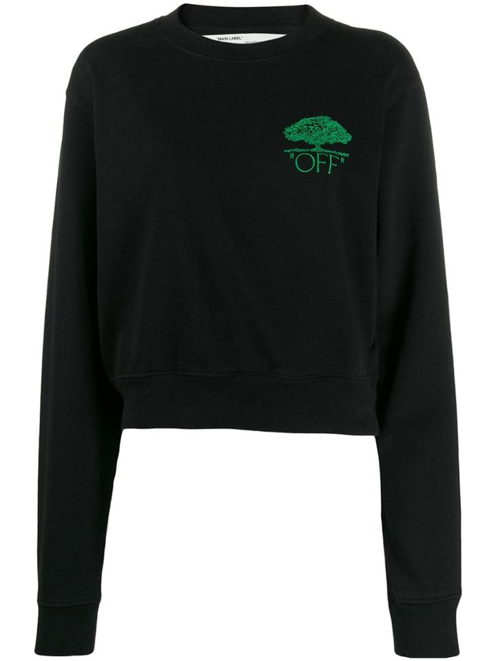 Off-white Off Embroidered Sweatshirt - Black