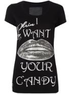 Philipp Plein 'freuchie' T-shirt, Women's, Size: Xs, Black, Cotton