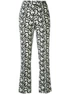 Etro - Geometric Trousers - Women - Viscose - 44, Black, Viscose