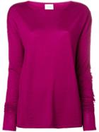 Barrie Cashmere Sweater - Pink & Purple