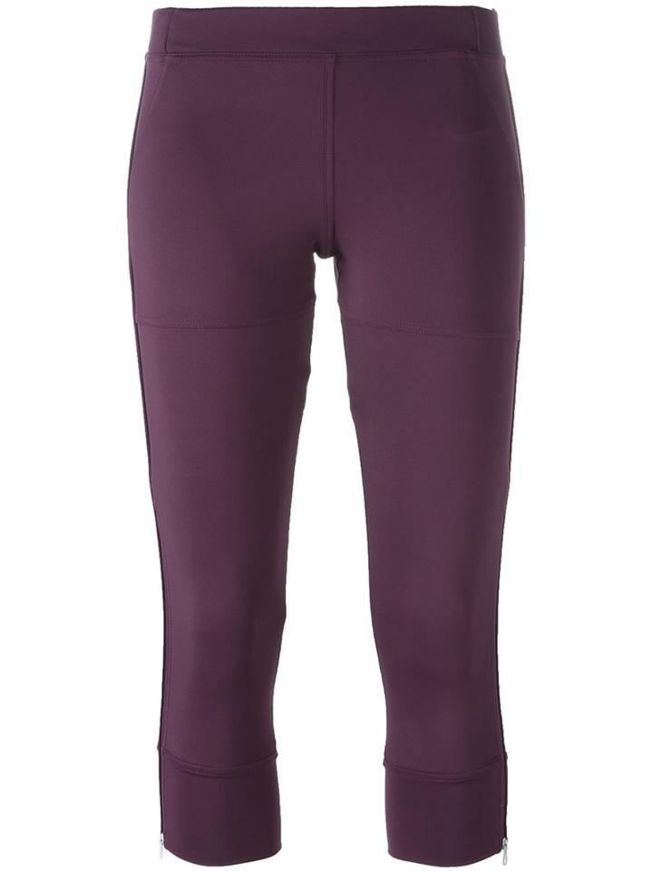Adidas By Stella Mccartney Fitness Capris, Women's, Size: Small, Pink/purple, Polyester/spandex/elastane