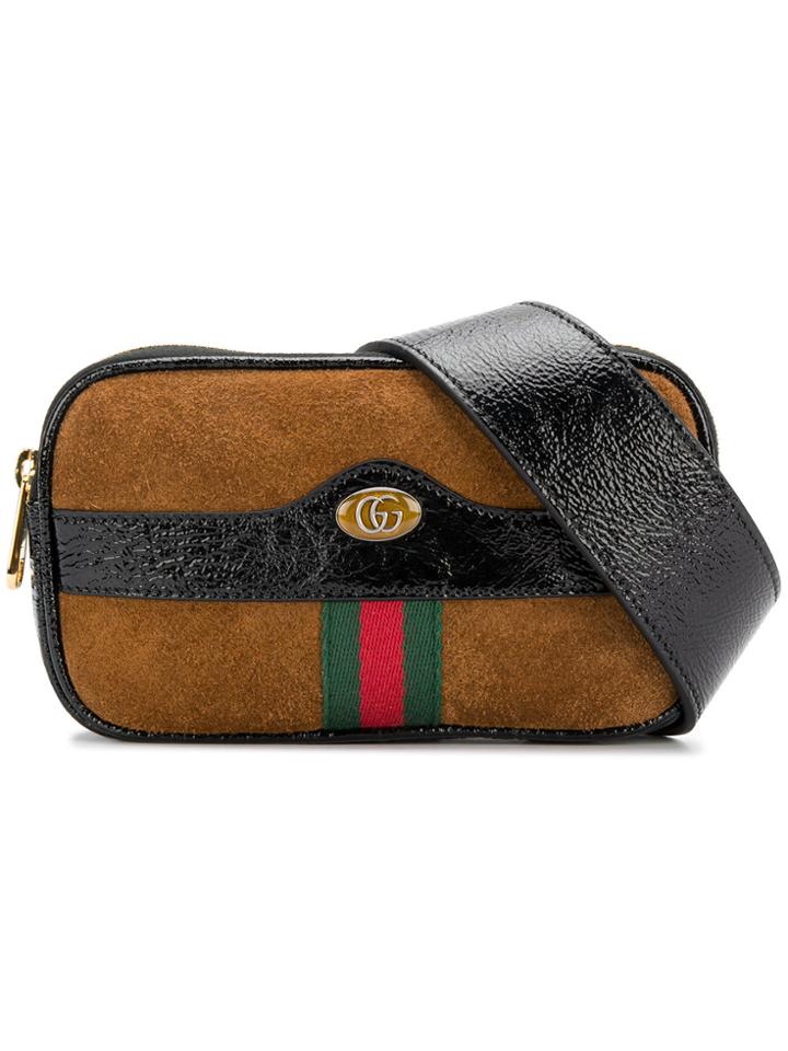 Gucci Ophidia Belt Bag - Brown