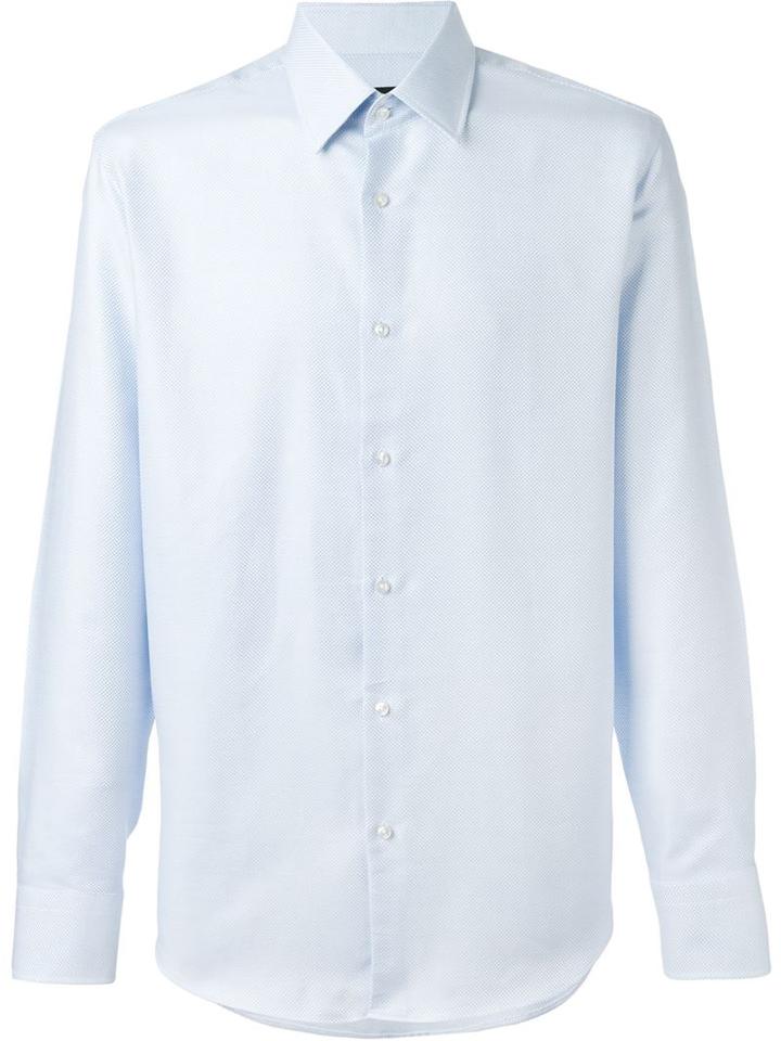 Boss Hugo Boss Weave Jacquard Button Down Shirt
