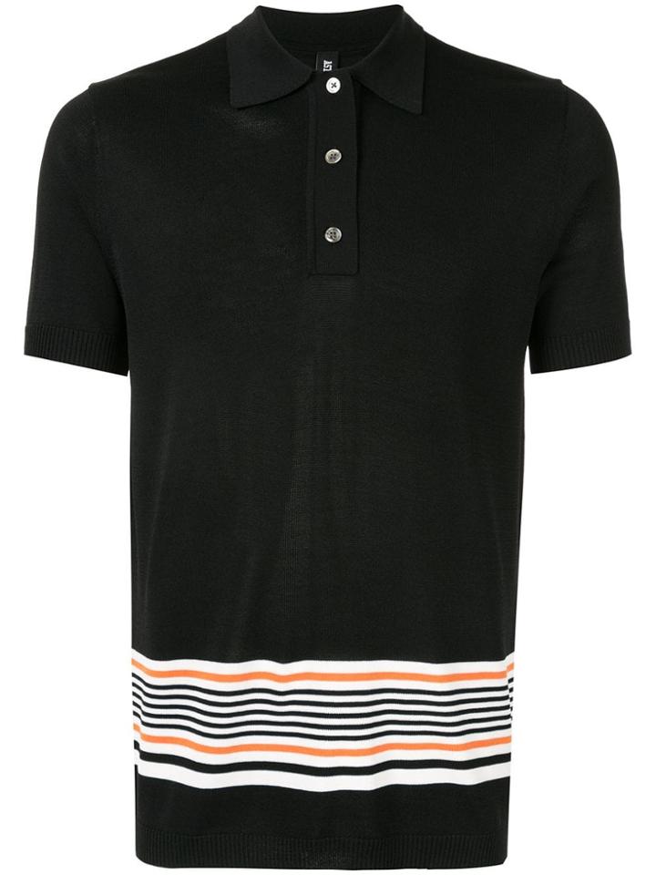 Astrid Andersen Classic Polo With Stripes - Black