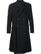 Vivienne Westwood Man Long Double-breasted Coat, Men's, Size: 52, Blue, Cotton/polyamide/acetate/virgin Wool