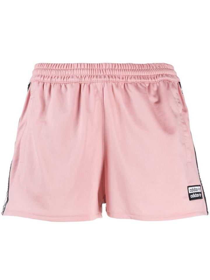 Adidas Logo Patch Shorts - Pink