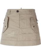 Dsquared2 Mini Skirt, Women's, Size: 36, Nude/neutrals, Cotton