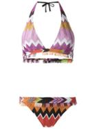 Missoni Chevron Knit Bikini, Women's, Size: 40, Viscose/rayon/polyester/spandex/elastane