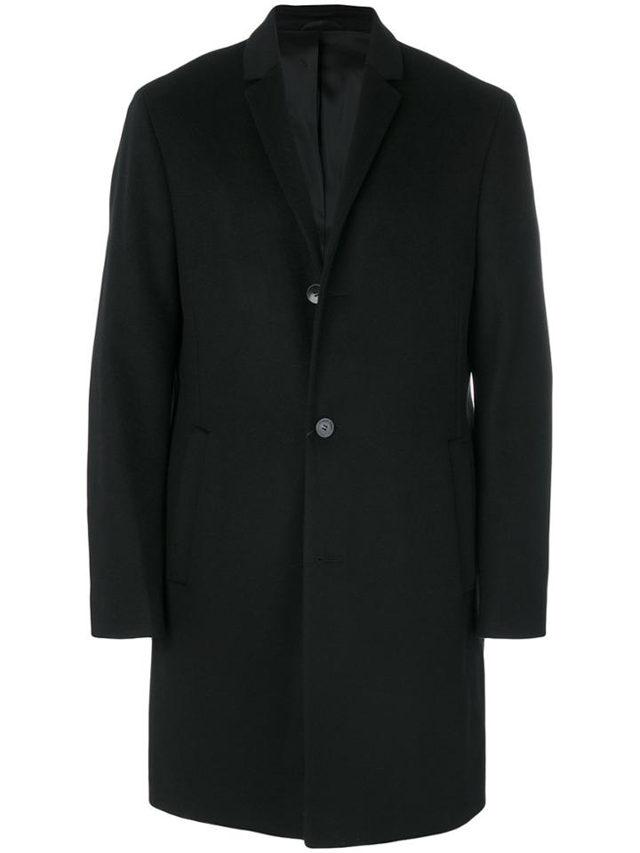Calvin Klein Classic Tailored Coat - Black
