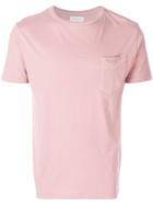 Officine Generale Round Neck T-shirt - Pink & Purple