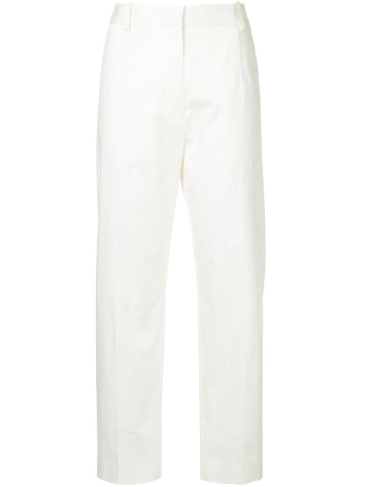 Jil Sander Slim-fit Trousers - White