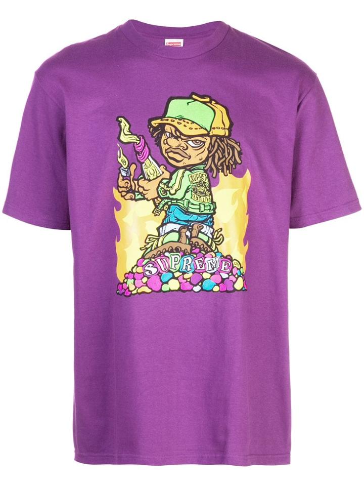 Supreme Molotov Kid Tee - Purple