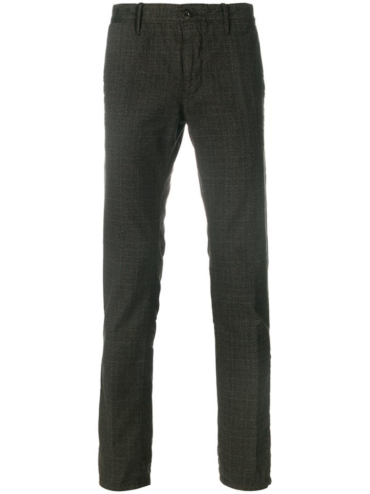 Incotex Tweed Trousers - Brown