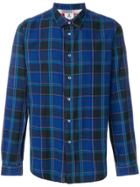 Ps By Paul Smith Long-sleeved Checked Shirt - Blue