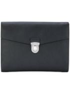 Prada Clasp Pouch Clutch Bag - Black
