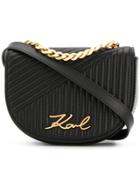 Karl Lagerfeld Quilted Belt Bag - Black