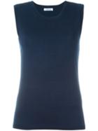 P.a.r.o.s.h. Sybil Tank Top, Women's, Size: L, Blue, Silk/spandex/elastane
