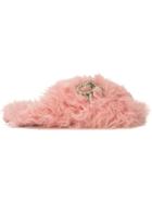 Rochas Crystal Logo Slides - Pink & Purple