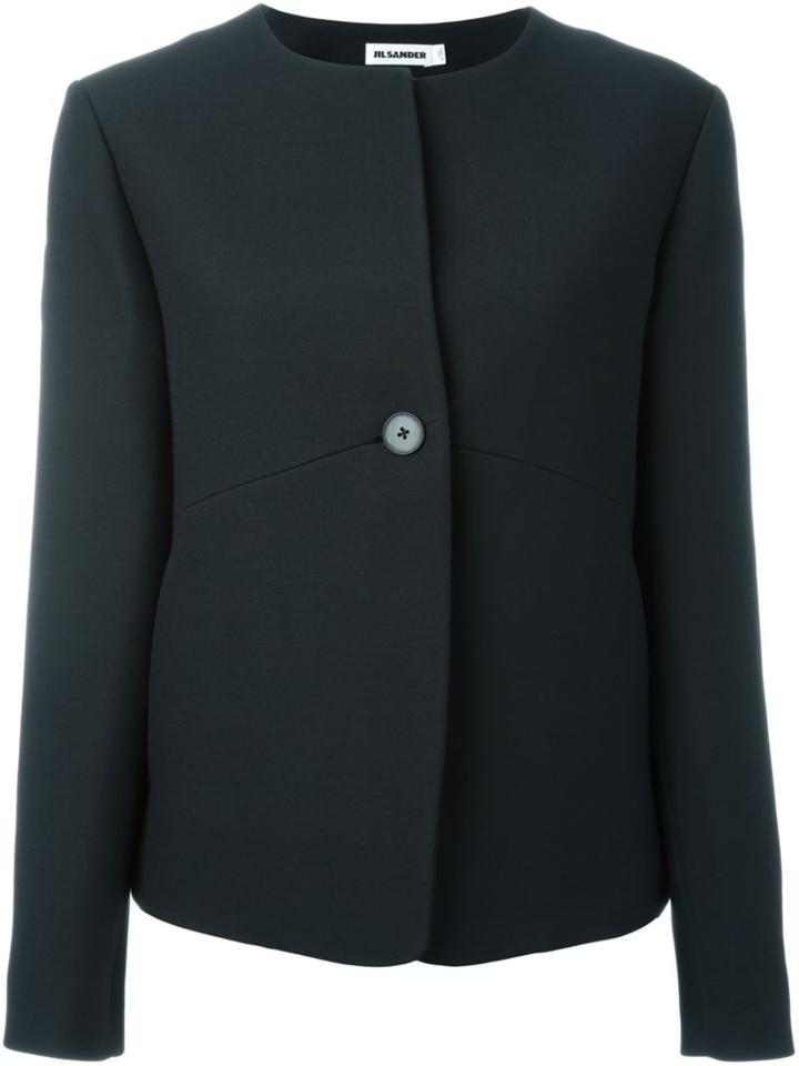 Jil Sander Collarless Buttoned Jacket