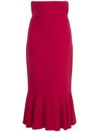 Dolce & Gabbana High-waisted Midi Skirt - Red