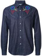 Taakk Embroidered Detailing Shirt - Blue
