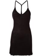 Thom Krom Plain Tank Top, Women's, Size: Large, Black, Linen/flax/viscose
