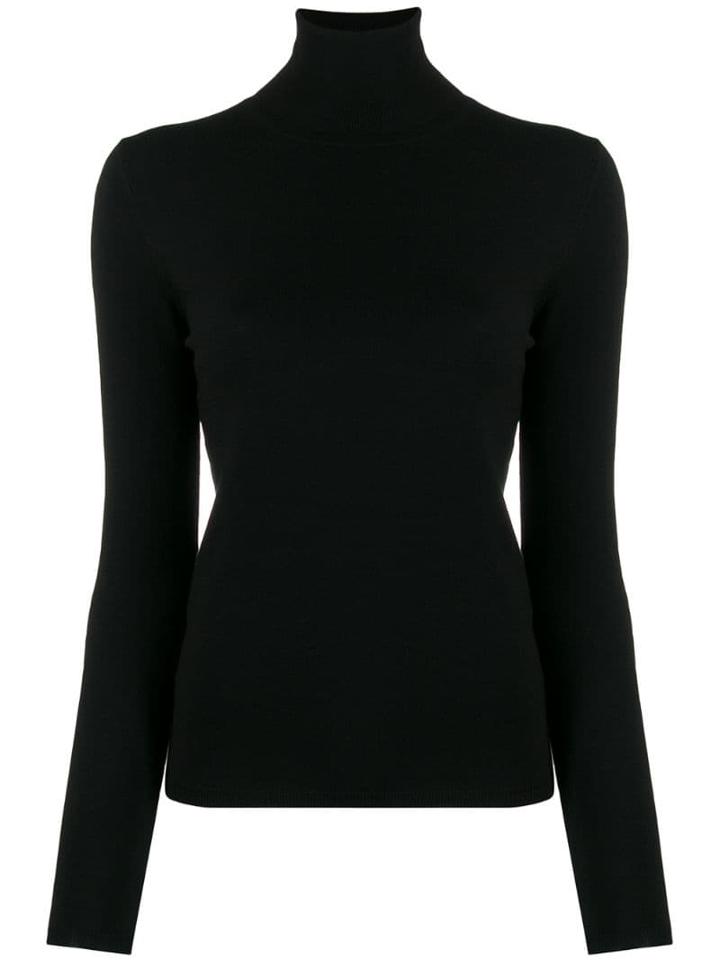 P.a.r.o.s.h. Lilla Roll Neck Sweater - Black