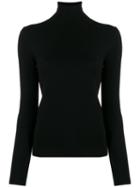 P.a.r.o.s.h. Lilla Roll Neck Sweater - Black