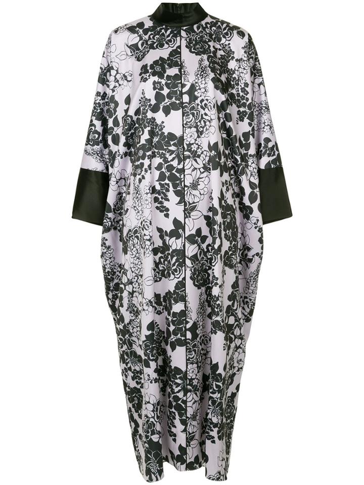 Layeur Long Loose Fit Dress - Pink & Purple