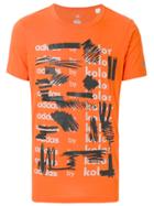Adidas By Kolor Graphic Logo T-shirt - Yellow & Orange