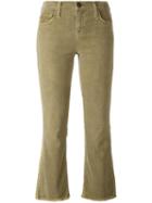 Current/elliott Flared Corduroy Trousers, Women's, Size: 28, Nude/neutrals, Cotton/spandex/elastane