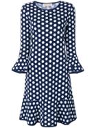 Michael Michael Kors Simple Dot Elev Dress - Blue