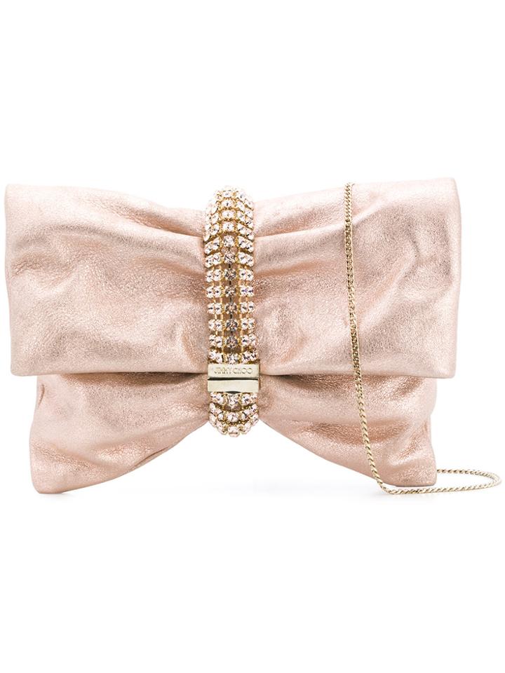 Jimmy Choo Chandra M Clutch Bag - Pink & Purple