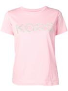 Michael Michael Kors Studded Logo T-shirt - Pink