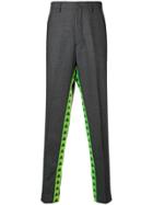 Kappa Logo Stripe Oversized Trousers - Grey