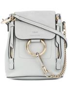 Chloé Small Faye Backpack - Grey