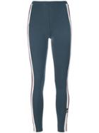 Adidas Three Stripe Leggings - Blue