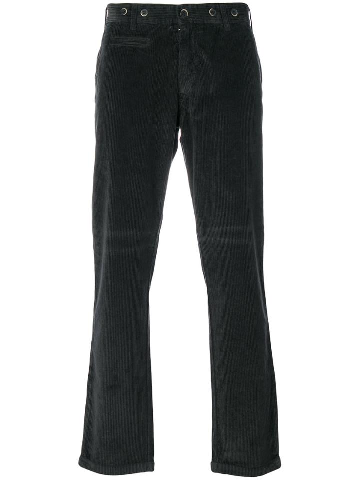Barena Ribbed Fitted Trousers - Grey