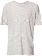 Rta Layered Back Striped T-shirt, Men's, Size: Xs, Black, Cotton/silk